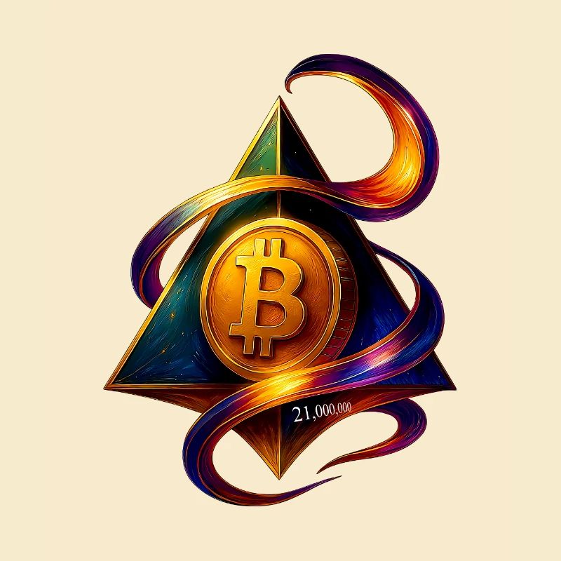 Conception créative Bitcoin et Blockchain