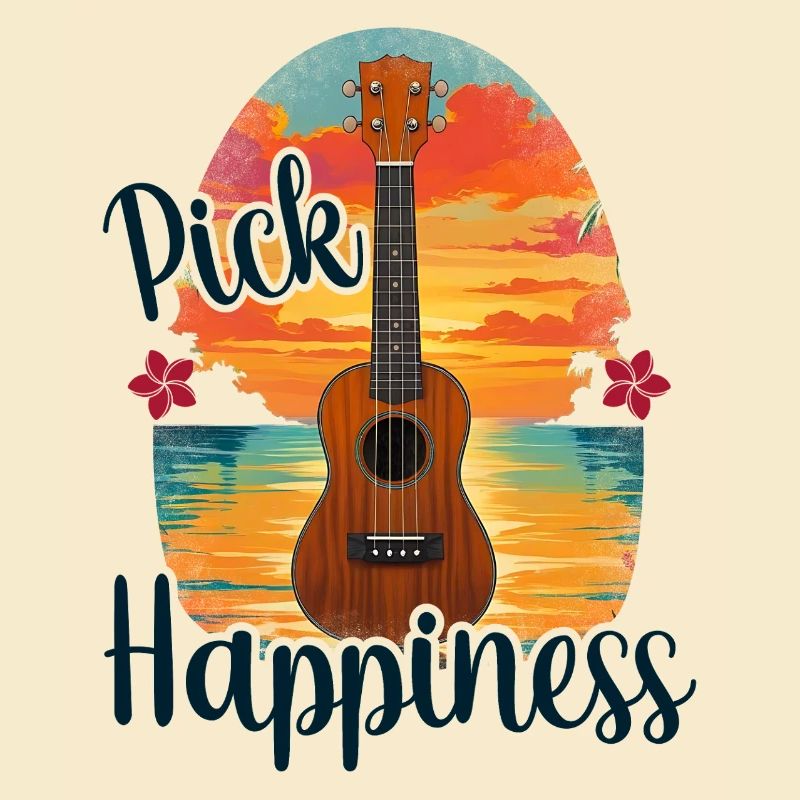 Pick Happiness! Ukulele Sunset