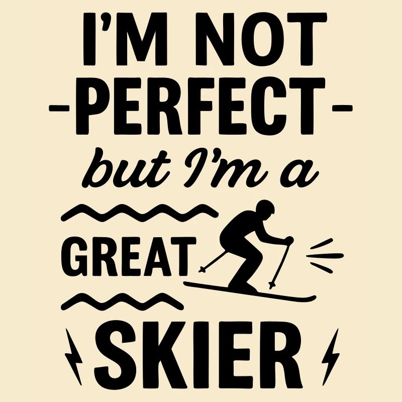 Super Skifahrer Winter Berge