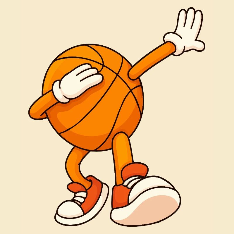 Basketball-Maskottchen Dunks