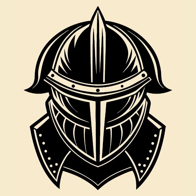 Knight helmet