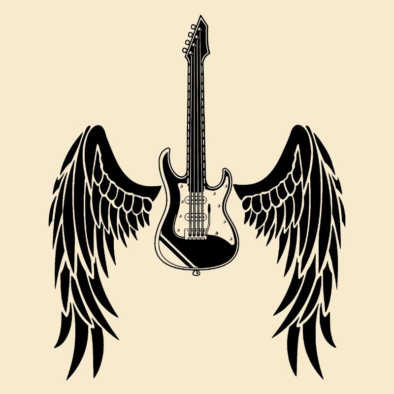 Black Winged Guitar