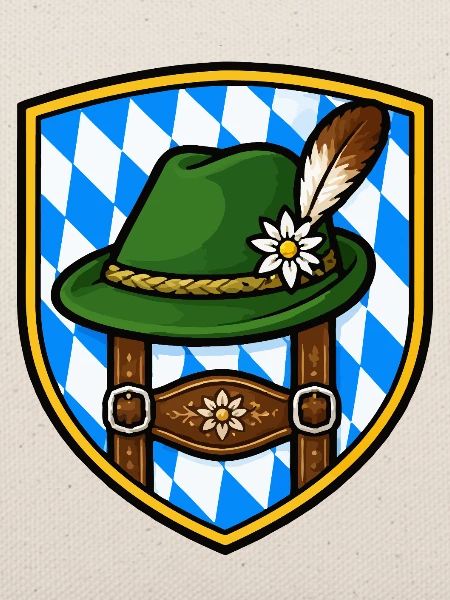 Bayerisches Edelweiß Schild