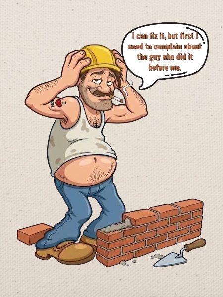 Humor-Builder: Der meckernde Profi