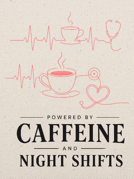 Kaffeeherz Nachtdienst Design