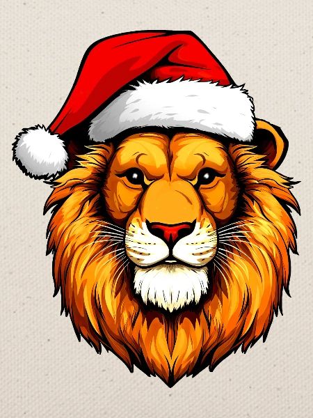Weihnachten Löwe