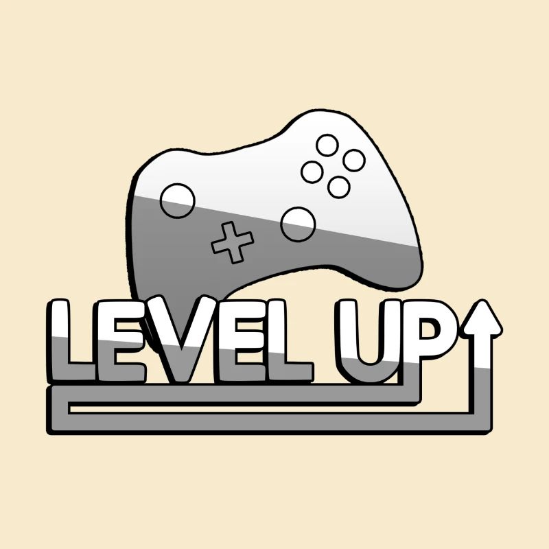 LEVEL UP + Controller - Gaming