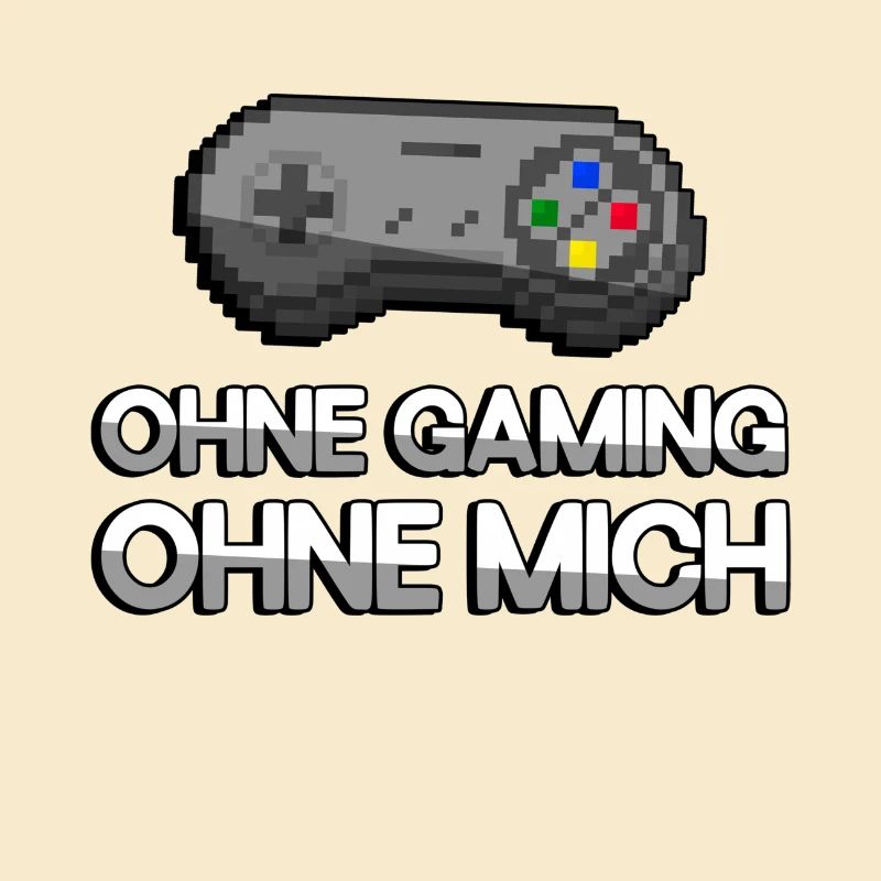 OHNE GAMING OHNE MICH + SNES Controller - Gaming