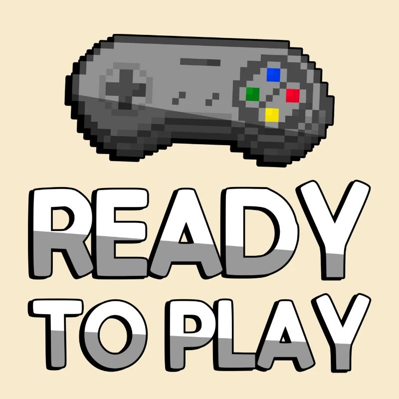 READY TO PLAY + SNES Controller - Gaming