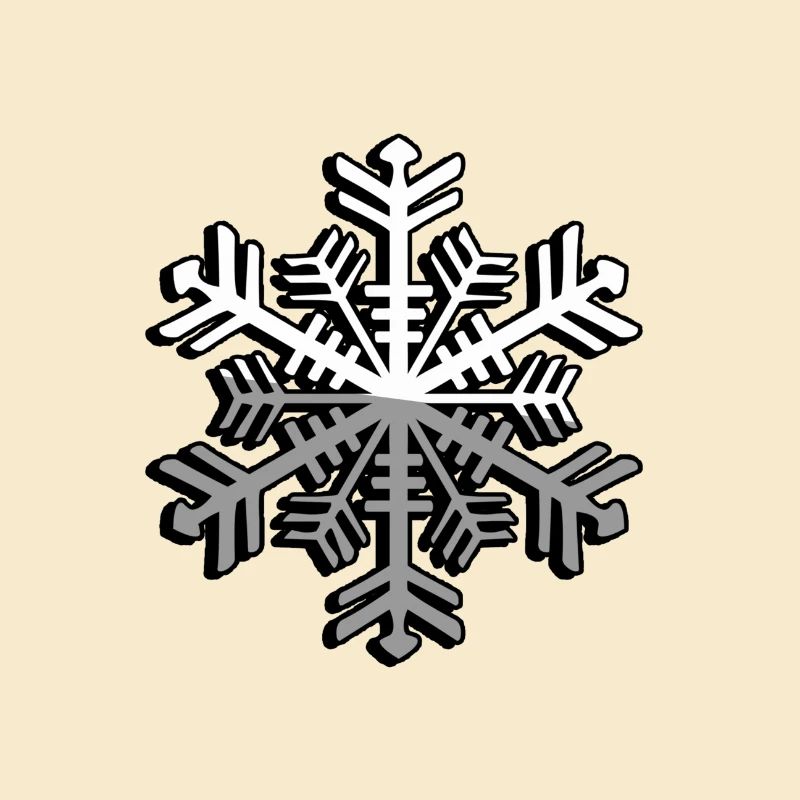 Flocon de neige - Illustration