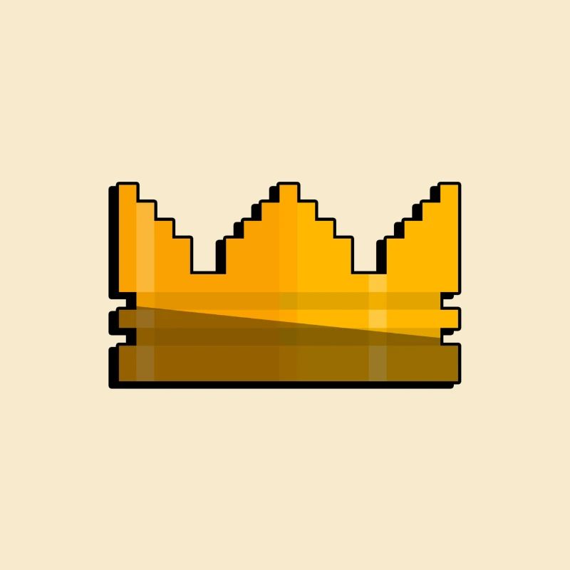 Couronne royale / Krone - Pixelart