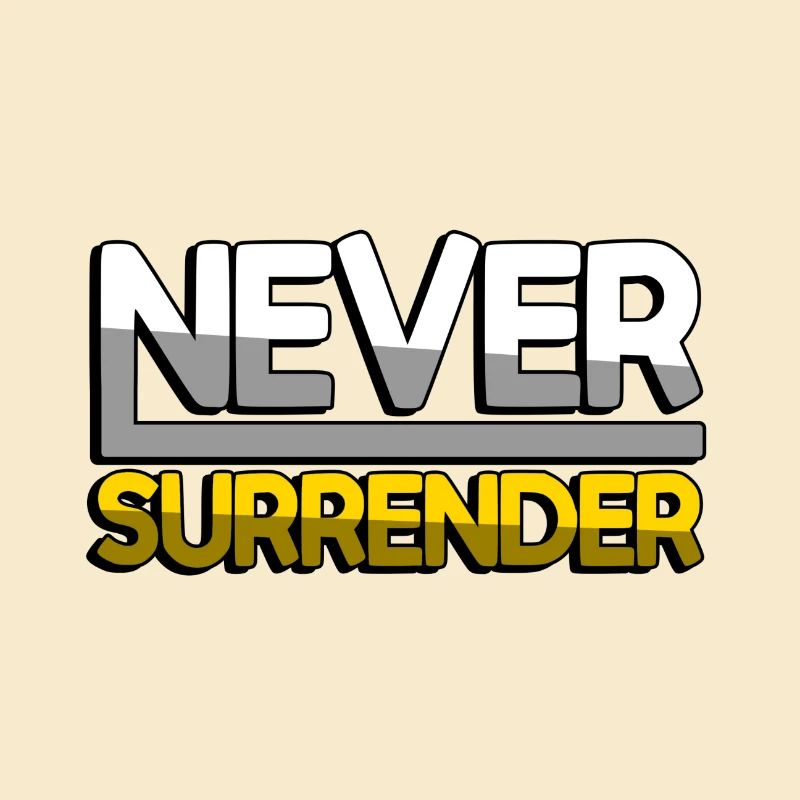 NEVER SURRENDER (Jaune) - Jeux