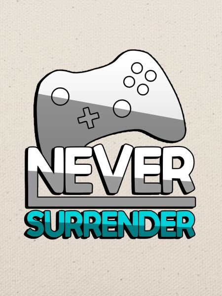 NEVER SURRENDER (Türkis) + Controller - Gaming