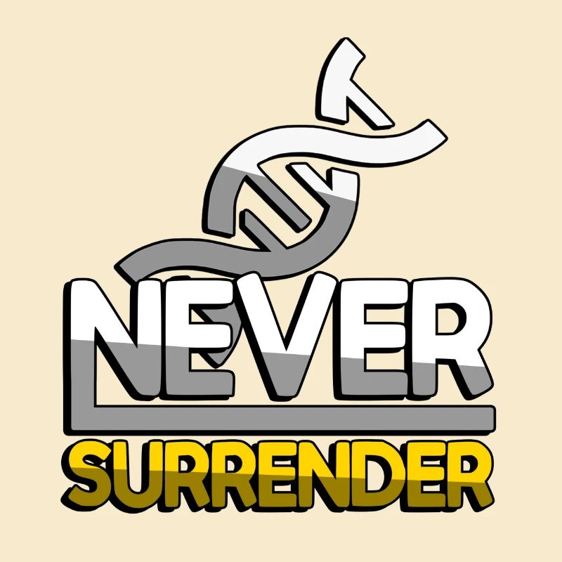 NEVER SURRENDER (Gelb) + DNA - Gaming