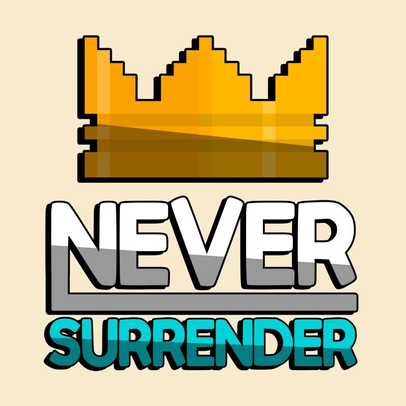NEVER SURRENDER (Turquoise) + King Crown - Jeux