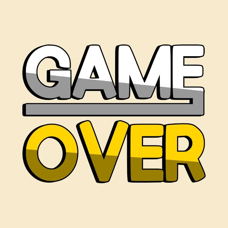 GAME OVER (Jaune) - Jeux