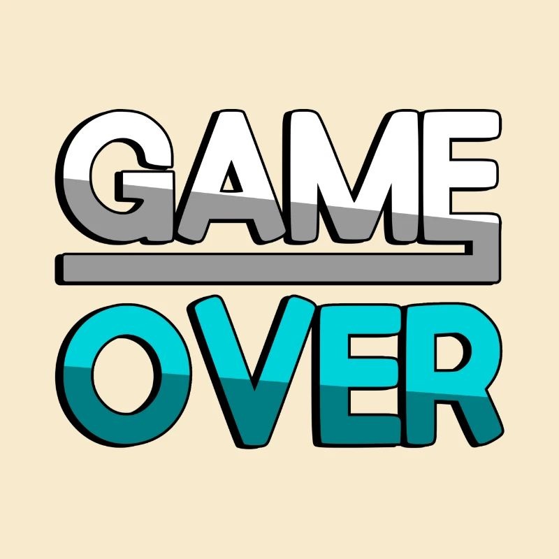 GAME OVER (Türkis) - Gaming