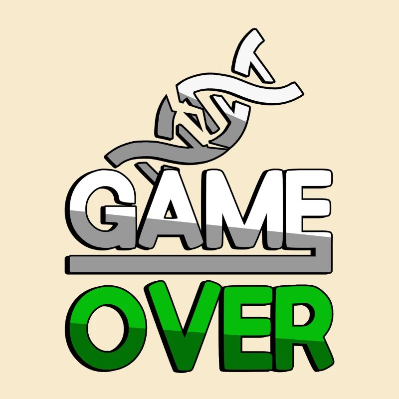 GAME OVER (Vert) + ADN - Jeux