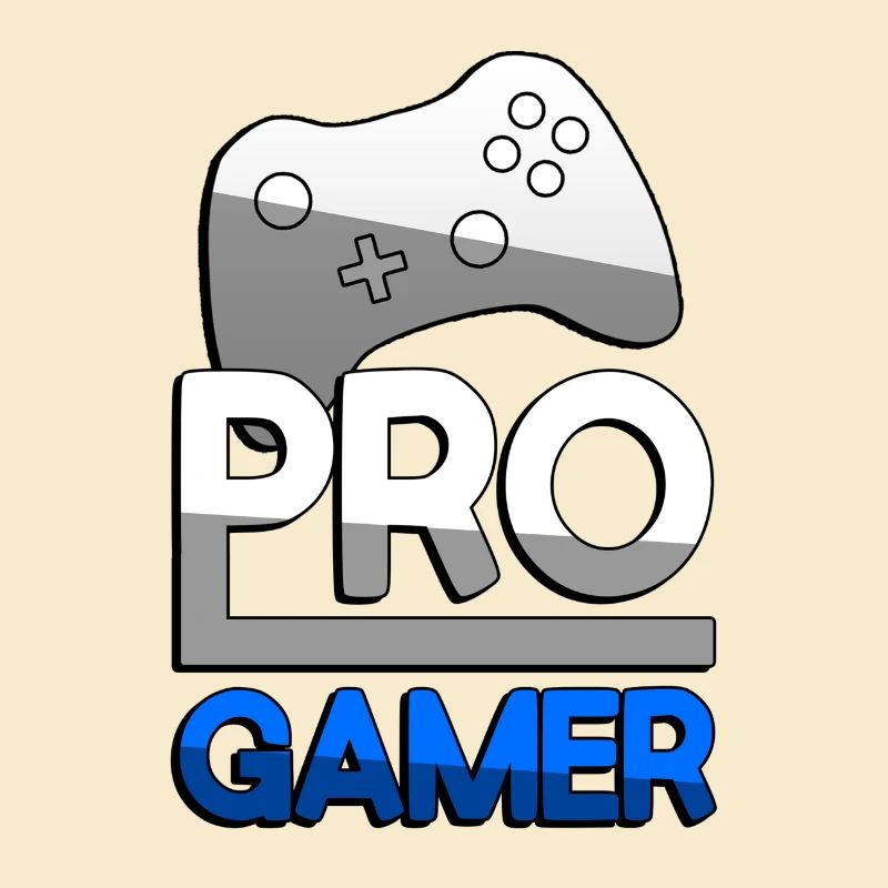 PRO GAMER (Blau) + Controller - Gaming
