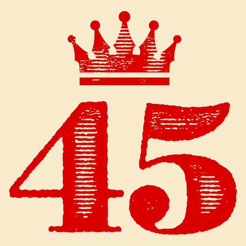 45 Number crown