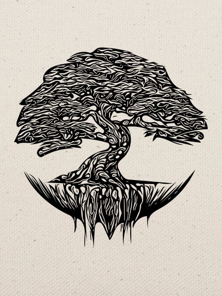 Eleganter Bonsai Baum