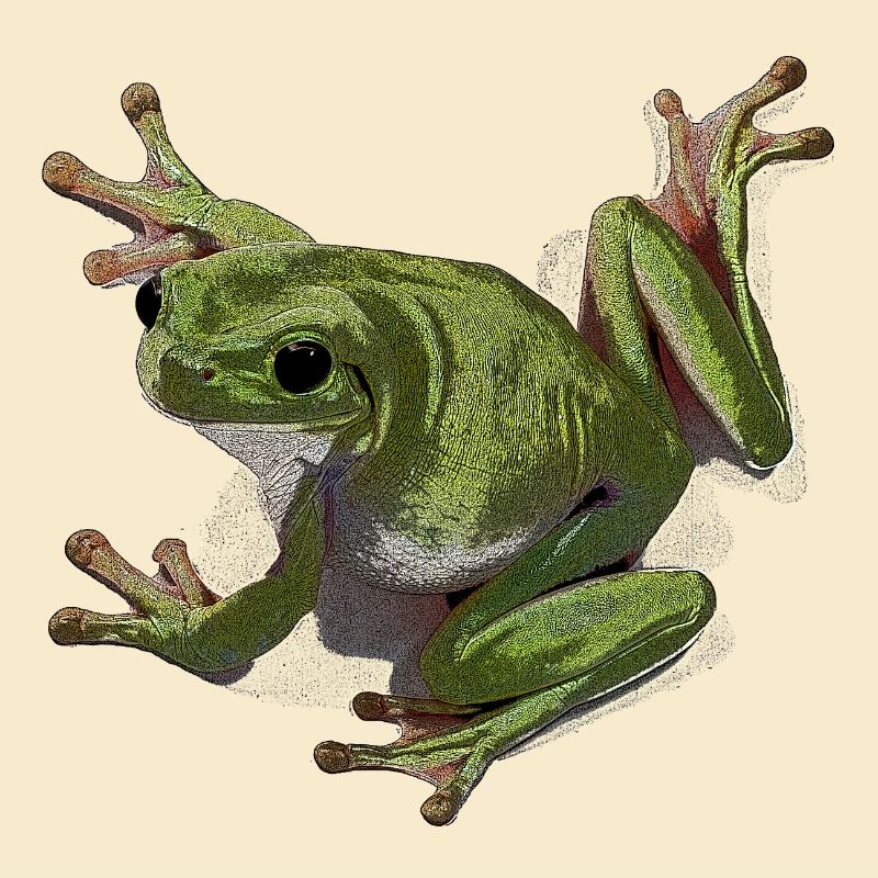 Weißer Laubfrosch
