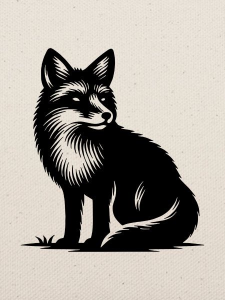 Niedlicher schlauer Fuchs