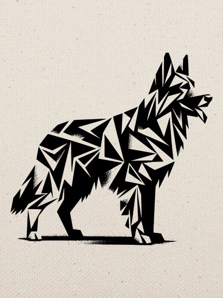 Geometrischer Schäferhund