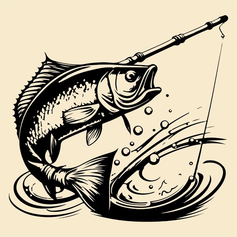 Symbole de pêche Poisson Pêche