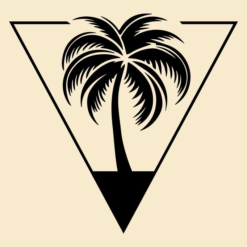 Palm Silhouette Symbol