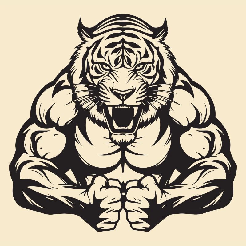 Tiger Muscles Workout Gym