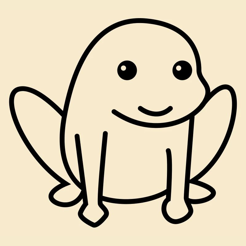 Frosch Comic Tier