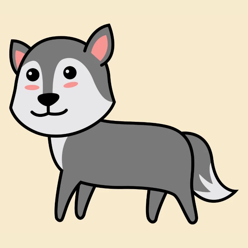 Wolf Comic Animal
