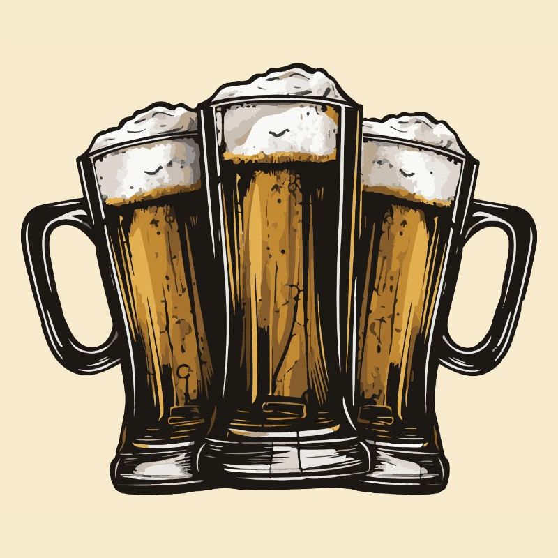 Bier Anstoßen Party