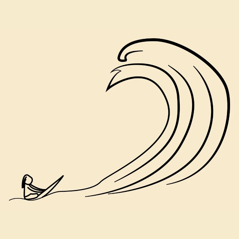 Surfer wave