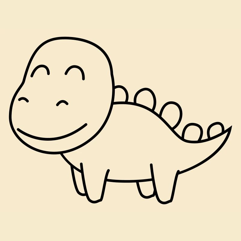 Dinosaurier stegosaurus Comic