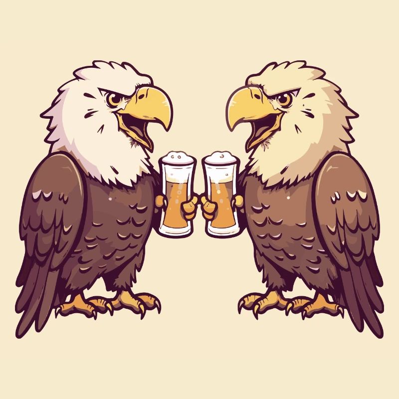 Eagle Comic Bière Alcool Drôle