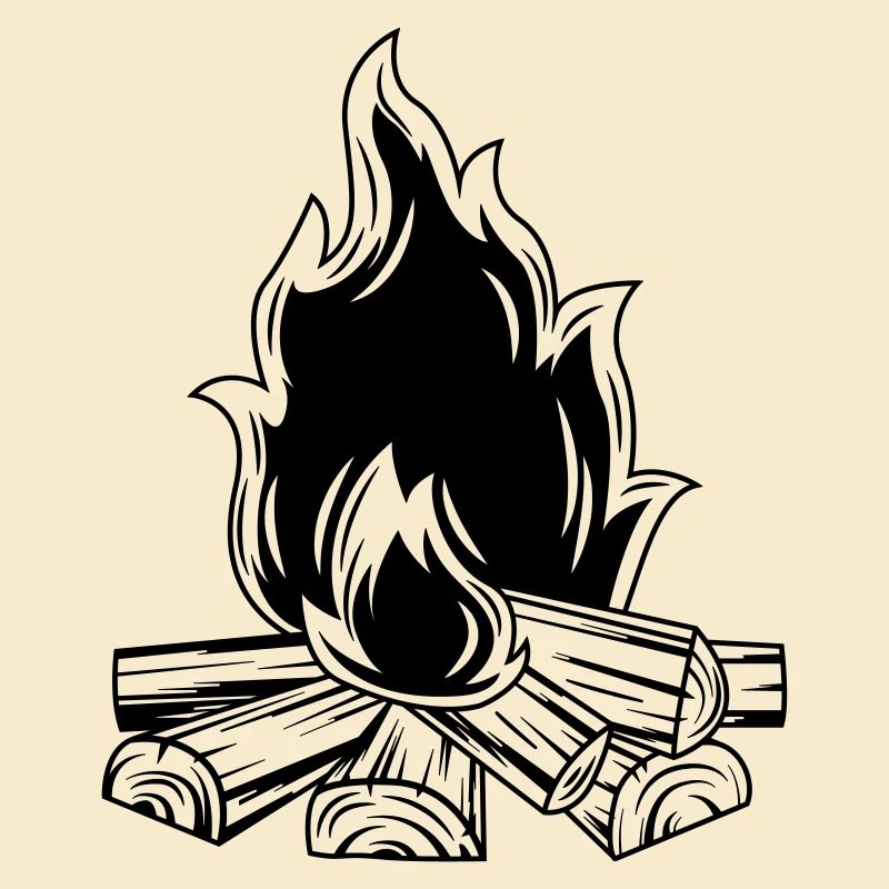 campfire flame icon
