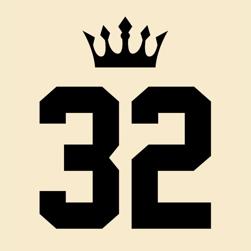 32 Zahl Krone