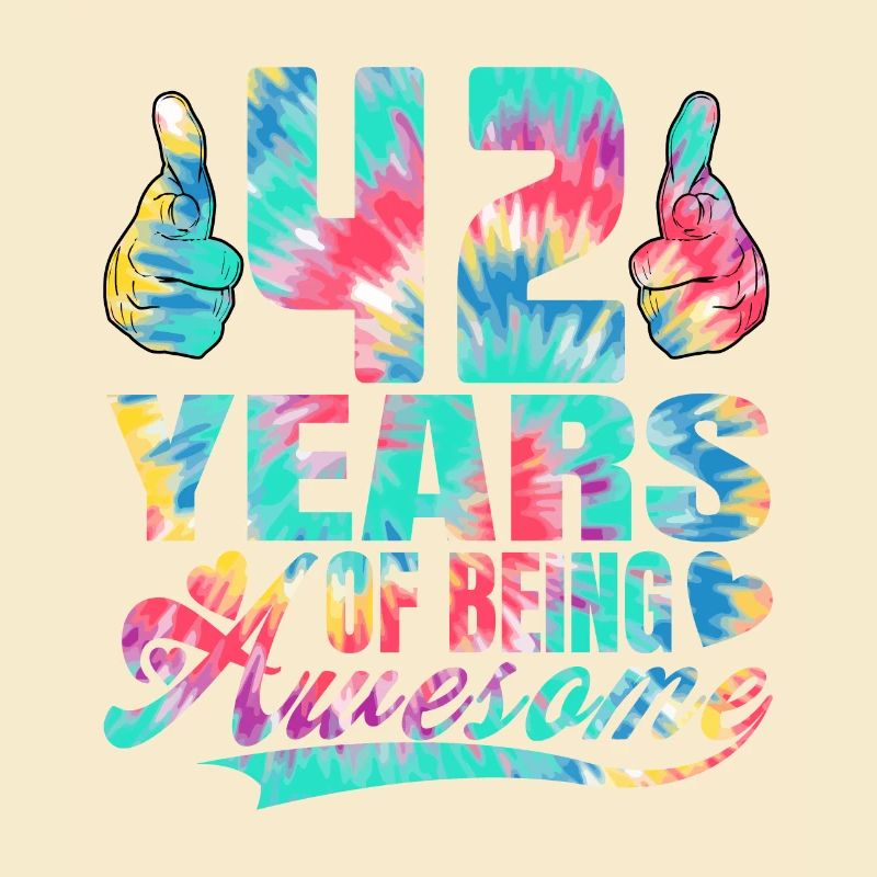 42e anniversaire ou anniversaire 42 ans d’existence