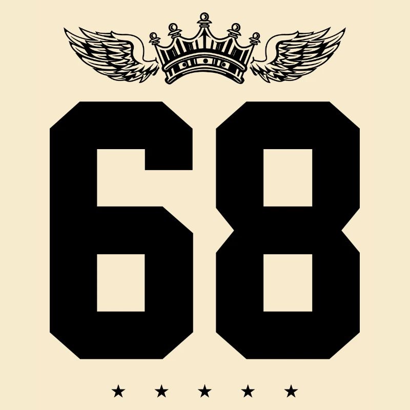 68 Zahl Krone