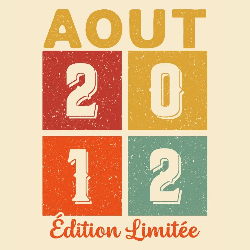 Août 2012 Édition limitée Idée Cadeau Anniversaire