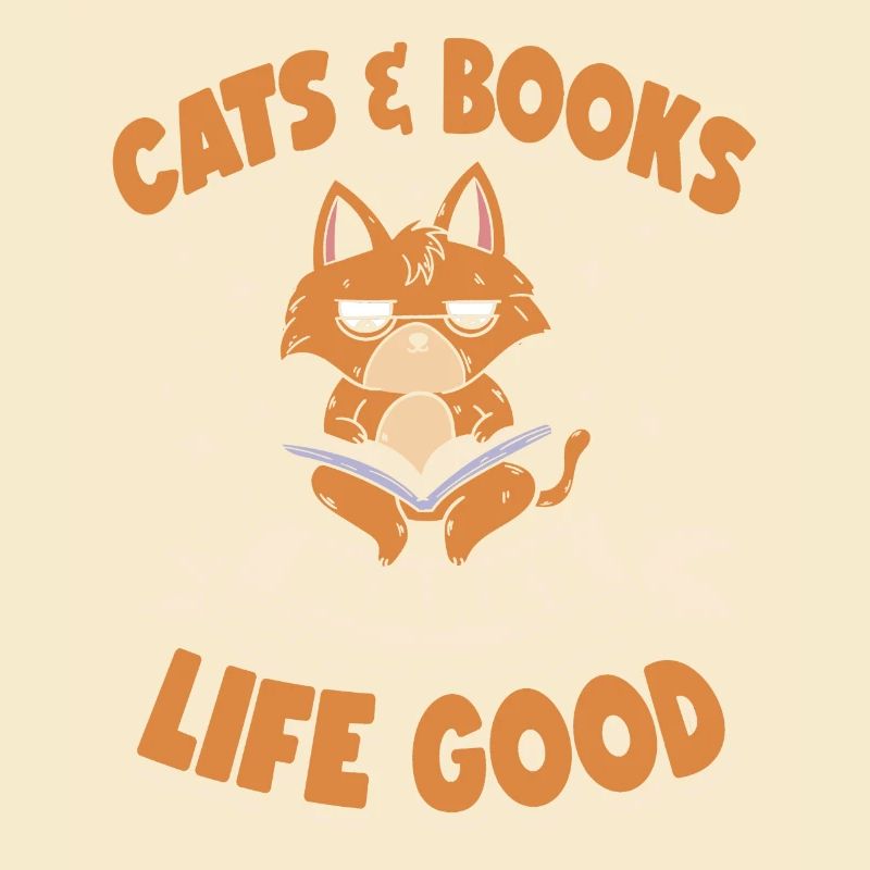 Book Is Good Cat Makes It Better |