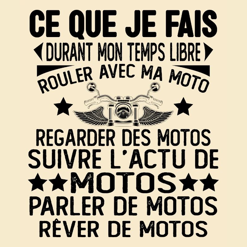 ce que je fais pendant mon temps libre moto motard