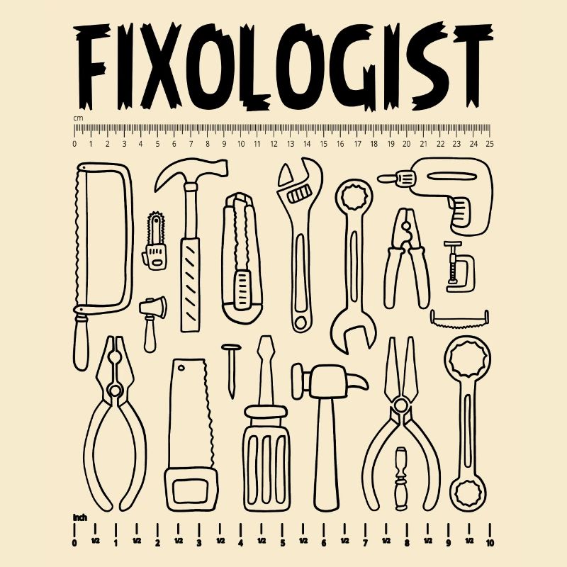 Fixologue Bricoleur Outils Menuisier Charpentier BRICOLAGE