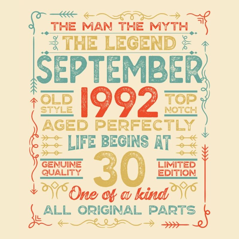 September 1992 - 30th birthday gift. Awesome.