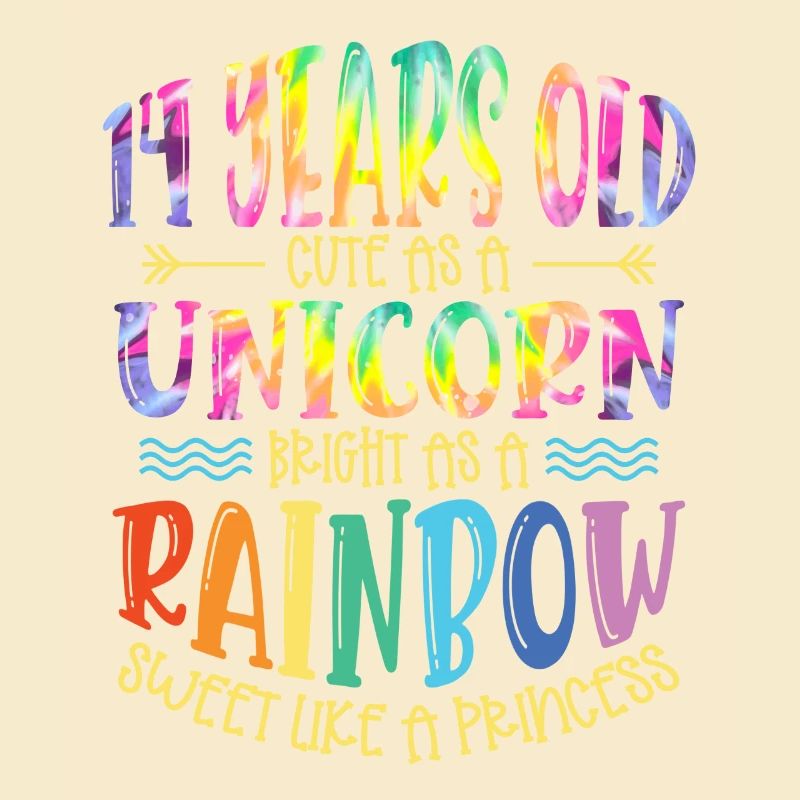 14 ans Mignon comme une licorne Brillant Comme