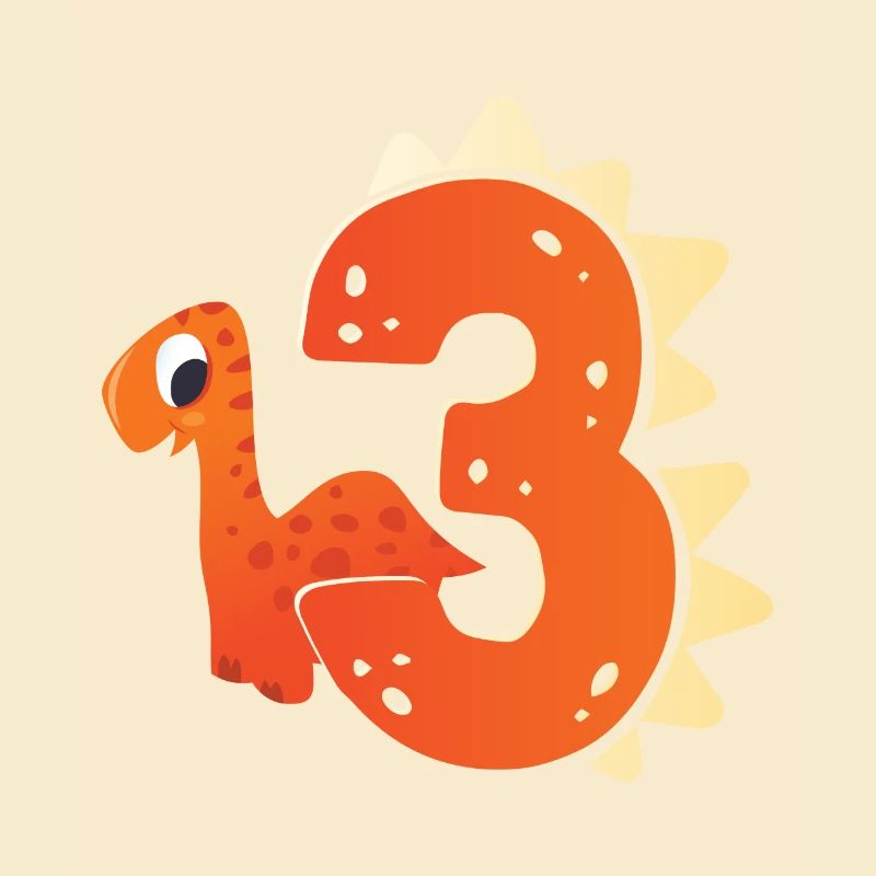 3. Geburtstag | Dinosaurier Geburtstag |
