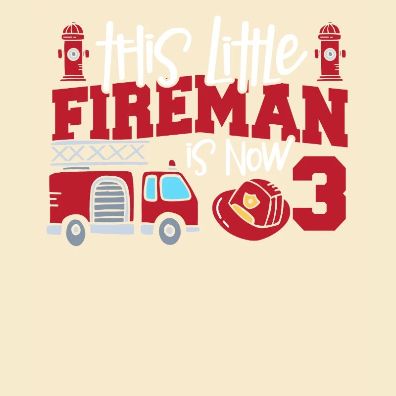 This little firefighter is now 3,