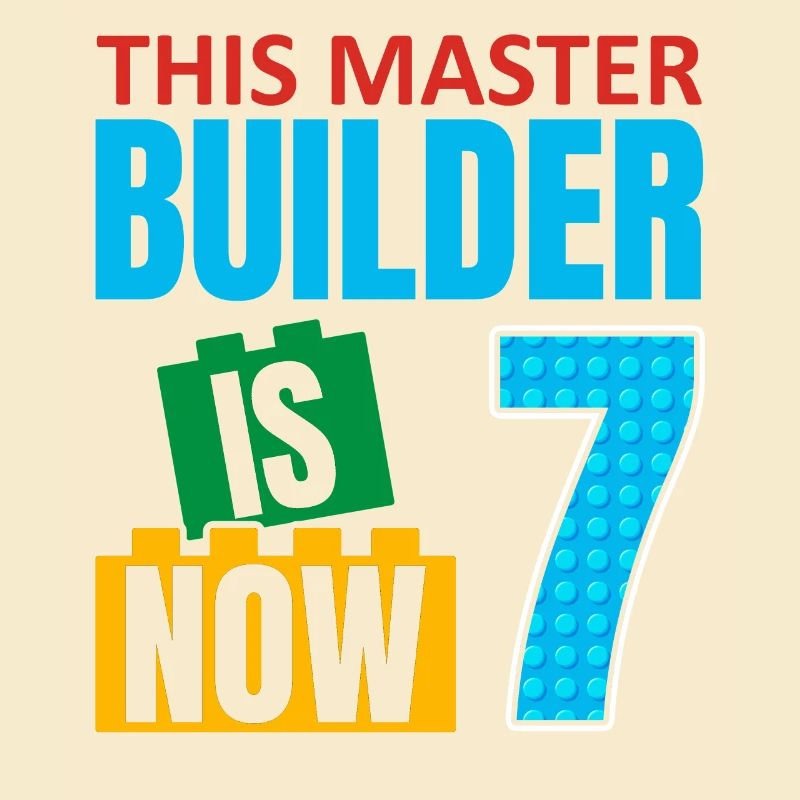 Ce constructeur a maintenant 7 ans, les blocs de jouets 7.